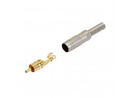 Canare F-09 RCA Male Brass Nickel